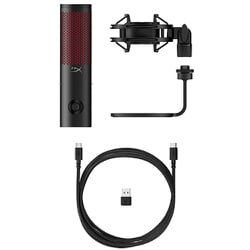 HYPER X HX-MICQC-BK ハイパーX コンデンサーマイク 楽天市場】（在庫限り）HyperX QuadCast USB コンデンサーマイク