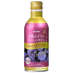 甘熟ぶどうのおいしいワイン スパークリング 赤 3度 290ml [スパークリングワイン]