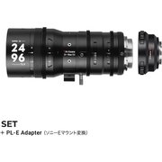 7A-SP2496-PL-E [ズームレンズ 7Artisans Sprite 24-96mm T2.9 S35 シネマレンズ PLマウント+ソニーEマウント変換アダプター ブラック]