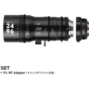 7A-SP2496-PL-RF [ズームレンズ 7Artisans Sprite 24-96mm T2.9 S35 シネマレンズ PLマウント+キヤノンRFマウント変換アダプター ブラック]