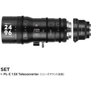 7A-SP2496-PL-E15X [ズームレンズ 7Artisans Sprite 24-96mm T2.9 S35 シネマレンズ PLマウント+1.5X テレコンバーター ソニーEマウント変換 セット ブラック]