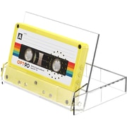 OPT90 カセットスピーカー カセットテープ型 Bluetoothスピーカー クリアイエロー opt26932