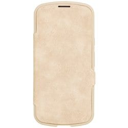iP24-61-CHN07 [iPhone 16用 クロームナチュラル手帳ケース BE]