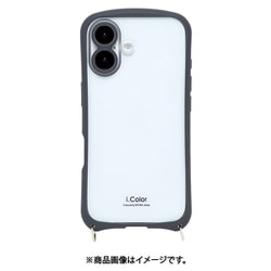 iP24-61-ICSH01 [iPhone 16用 i.Colorケース チャコール]
