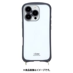 iP24-61P-ICSH01 [iPhone 16 Pro用 i.Colorケース チャコール]