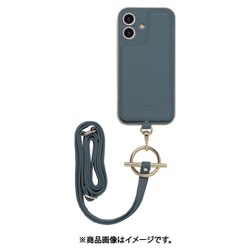 iP24-61-MIL01 [iPhone 16用 milaケース グレイッシュブルー]