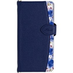 iP24-61-FLN02 [iPhone 16用 FleurNouveau手帳ケース NV]