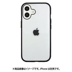 IFT-173BK [iPhone 16用 IIIIfitクリアケース ブラック]