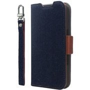 CR_IPNCSPLNA_ID [iPhone 16 対応 ケース 手帳型 カード 収納 スマホ ストラップ スタンド 機能 付 スマホケース PU レザー デニム 手帳型ケース NU インディゴ]