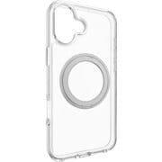 ME_IPBCSPTM3_TR [iPhone 16 Plus 対応 ケース クリア MagSafe 対応 スタンド リング付き 耐衝撃 MIL規格 スマホケース マグセーフ リング スマホカバー MagStand 360 M トランスパレント]