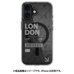 ME_IPNCSPTUM_LD [iPhone 16 対応 ケース MagSafe 対応 クリア オシャレ イラスト 地図 柄 耐衝撃 スマホケース おしゃれ かわいい マグセーフ スマホカバー Urban M ロンドン]