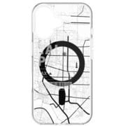 ME_IPNCSPTUM_TP [iPhone 16 対応 ケース MagSafe 対応 クリア オシャレ イラスト 地図 柄 耐衝撃 スマホケース おしゃれ かわいい マグセーフ スマホカバー Urban M タイペイ]