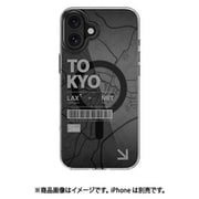 ME_IPBCSPTUM_TK [iPhone 16 Plus 対応 ケース MagSafe 対応 クリア オシャレ イラスト 地図 柄 耐衝撃 スマホケース おしゃれ かわいい マグセーフ スマホカバー Urban M トウキョウ]