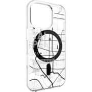 ME_IPRCSPTUM_TP [iPhone 16 Pro 対応 ケース MagSafe 対応 クリア オシャレ イラスト 地図 柄 耐衝撃 スマホケース おしゃれ かわいい マグセーフ スマホカバー Urban M タイペイ]