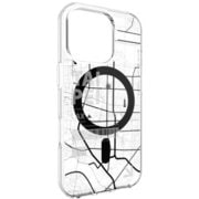 ME_IPGCSPTUM_TP [iPhone 16 Pro Max 対応 ケース MagSafe 対応 クリア オシャレ イラスト 地図 柄 耐衝撃 スマホケース おしゃれ かわいい マグセーフ スマホカバー Urban M タイペイ]