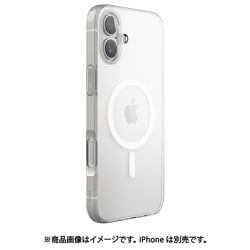 EL_IPBCSPTMY_CL [iPhone 16 Plus 対応 ケース クリア MagSafe 対応 耐衝撃 ハイブリッド スマホケース 薄型 軽量 マグセーフ スマホカバー MagSafe HYBRID CASE クリア]