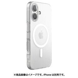EL_IPNCSPTMY_CL [iPhone 16 対応 ケース クリア MagSafe 対応 耐衝撃 ハイブリッド スマホケース 薄型 軽量 マグセーフ スマホカバー MagSafe HYBRID CASE クリア]