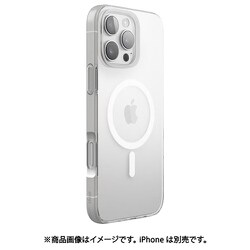 EL_IPGCSPTMY_CL [iPhone 16 Pro Max 対応 ケース クリア MagSafe 対応 耐衝撃 ハイブリッド スマホケース 薄型 軽量 マグセーフ スマホカバー MagSafe HYBRID CASE クリア]