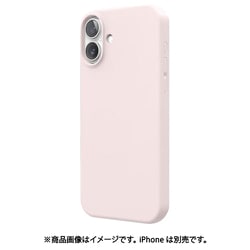 EL_IPBCSSCS3_LP [iPhone 16 Plus 対応 ケース シリコン 耐衝撃 スマホケース 指紋 防止 サラサラ シリコンケース SILICONE CASE ラブリーピンク]