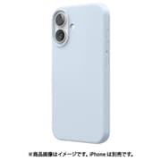 EL_IPNCSSCS3_LB [iPhone 16 対応 ケース シリコン 耐衝撃 スマホケース 指紋 防止 サラサラ シリコンケース SILICONE CASE ライトブルー]