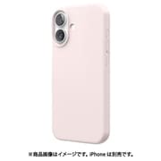 EL_IPNCSSCS3_LP [iPhone 16 対応 ケース シリコン 耐衝撃 スマホケース 指紋 防止 サラサラ シリコンケース SILICONE CASE ラブリーピンク]