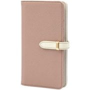 BD-ARWE2-GP [arrows We2 用 ケース 手帳型 ベルテッド スマホケース シンプル スタンド機能 エレガンテ Elegante/グレイッシュピンク]