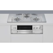 ビルトインコンロ DELICIA(デリシア) 75cm幅 ミニマム排気口 ザ・ココットラウンド付属 都市ガス用 RHS72W38M14RNSTW/13A