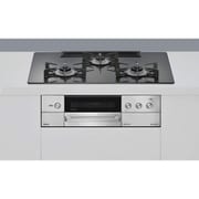 ビルトインコンロ DELICIA(デリシア) 75cm幅 ミニマム排気口 ザ・ココット付属 都市ガス用 RHS72W38M15RCSTW/13A