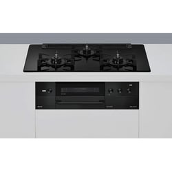ビルトインコンロ DELICIA（デリシア） 75cm幅 ザ・ココット付属 プロパン用 RHS71W38M11RCBW/LPG