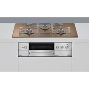 ビルトインコンロ DELICIA(デリシア) 75cm幅 ミニマム排気口 ザ・ココットラウンド付属 都市ガス用 RHS72W38M12VNSTW/13A