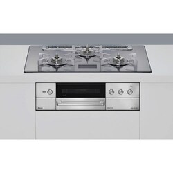 ビルトインコンロ DELICIA（デリシア） 75cm幅 ザ・ココットラウンド付属 都市ガス用 RHS71W38M13VNSTW/13A