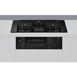 ビルトインコンロ DELICIA（デリシア） 75cm幅 ザ・ココットラウンド付属 都市ガス用 RHS71W38M17VNBW/13A
