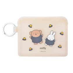PG-40005 miffy FLAPPO（フラッポ） シリコンフラットポーチ フラワー