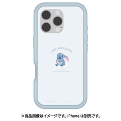 DNG-205ST [iPhone 16 Pro用 プランプフレームケース ディズニーキャラクター スティッチ]