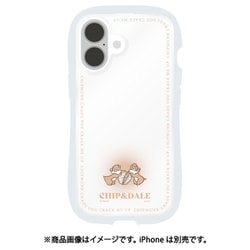 DNG-208CD [iPhone 16用 クリスタルクリアケース ディズニーキャラクター チップ＆デール]