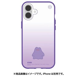 POKE-935A [iPhone 16 Plus用 IIIIfit Clear ケース（イーフィットクリアケース） ポケットモンスター メタモン]