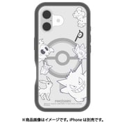 POKE-939BK [iPhone 16用 MagSafe対応 プランプフレームケース ポケットモンスター ブラック]