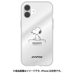 SNGG-84A [iPhone 16 Plus用 IIIIfit Clear ケース（イーフィットクリアケース） ピーナッツ スヌーピー ドッグハウス]