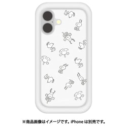 SNGG-87B [iPhone 16用 プランプフレームケース ピーナッツ スヌーピー 総柄]