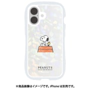 SNGG-91A [iPhone 16用 クリスタルクリアケース ピーナッツ スヌーピー ドッグハウス]