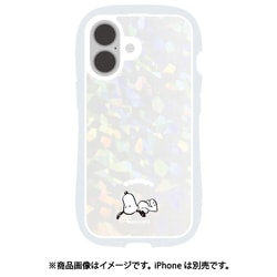 SNGG-91B [iPhone 16用 クリスタルクリアケース ピーナッツ スヌーピー]