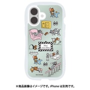 TMJ-246B [iPhone 16用 クリスタルクリアケース トムとジェリー ホームスイートホーム]