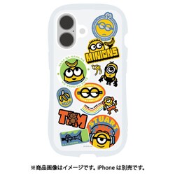 MINI-505C [iPhone 16用 クリスタルクリアケース 怪盗グルー/ミニオンズ ステッカー]
