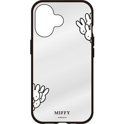MF-537C [iPhone 16用 IIIIfit Clear ケース（イーフィットクリアケース） ミッフィー ひょっこり]
