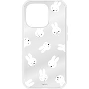 MF-538A [iPhone 16 Pro用 IIIIfit Clear ケース（イーフィットクリアケース） ミッフィー フェイス総柄]