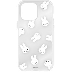 MF-540A [iPhone 16 Pro Max用 IIIIfit Clear ケース（イーフィットクリアケース） ミッフィー フェイス総柄]