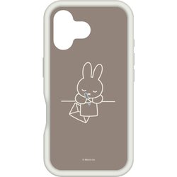 MF-542C [iPhone 16用 プランプフレームケース ミッフィー おてがみ]