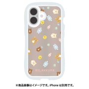 GRC-371B [iPhone 16用 クリスタルクリアケース リラックマ 総柄]