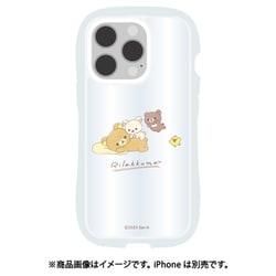 GRC-372A [iPhone 16 Pro用 クリスタルクリアケース リラックマ ぎゅっ]