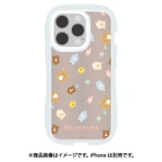 GRC-372B [iPhone 16 Pro用 クリスタルクリアケース リラックマ 総柄]